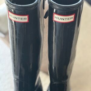 Hunter Black Rain Boots